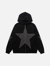 Tntwear® - Five-pointed Zipper Hoodie - tntwear1