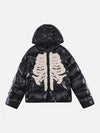 Tntwear® - Flocked Embroidered Skeleton Cotton Jacket - 1977 - tntwear1