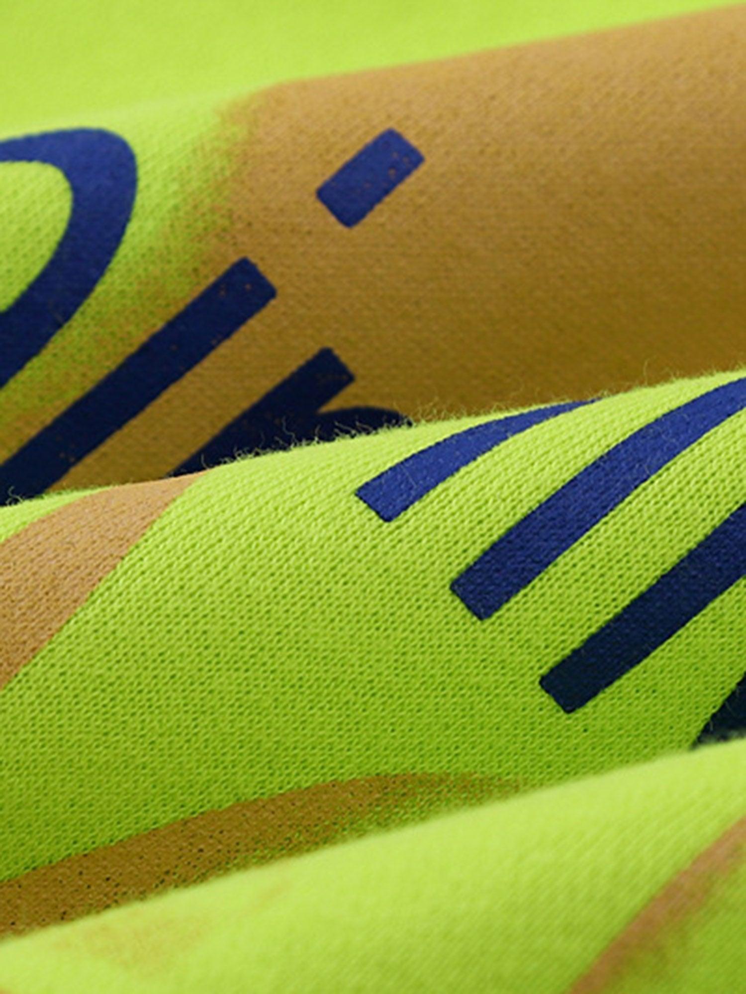 Tntwear® - Fluorescent Green Mask Fleece Hoodie - tntwear1