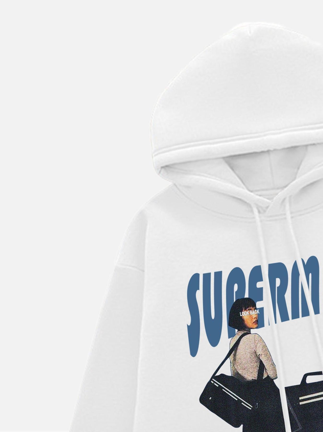 Tntwear® - Fun Girl Printed Fleece Hoodie - tntwear1
