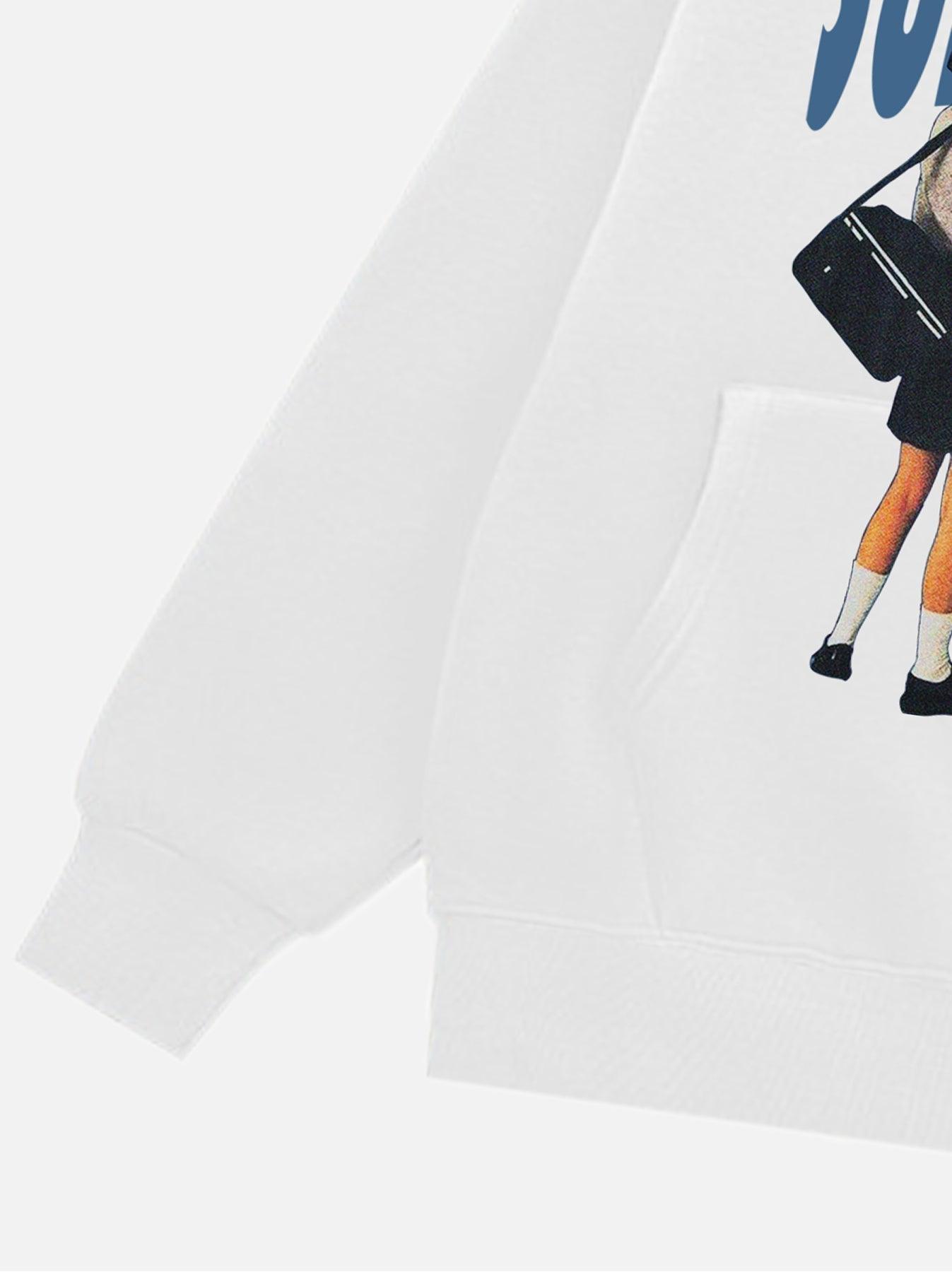 Tntwear® - Fun Girl Printed Fleece Hoodie - tntwear1