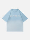 Tntwear® - Gradient Letter Print Tee - tntwear1