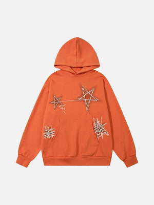 Tntwear® - Graffiti Five-pointed Star Hoodie - tntwear1
