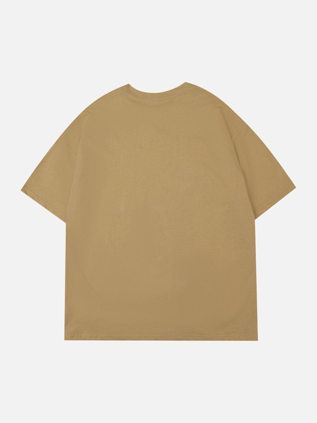 Tntwear® - Graffiti Monogram Print Tee - tntwear1