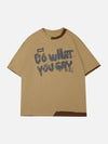 Tntwear® - Graffiti Monogram Print Tee - tntwear1