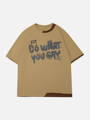 Tntwear® - Graffiti Monogram Print Tee - tntwear1