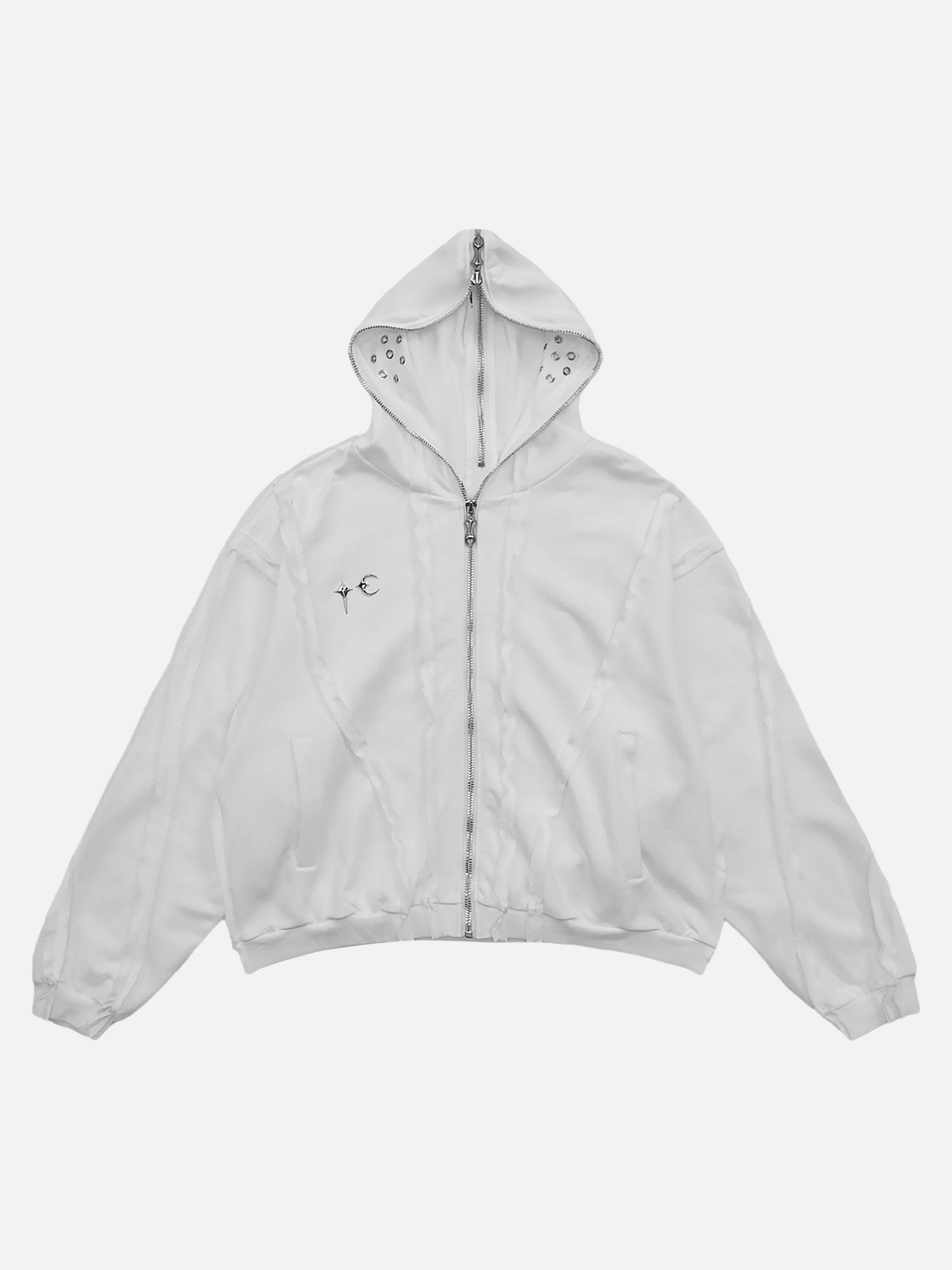 Tntwear® - Heavyweight Batik Washed Distressed Hoodie - tntwear1