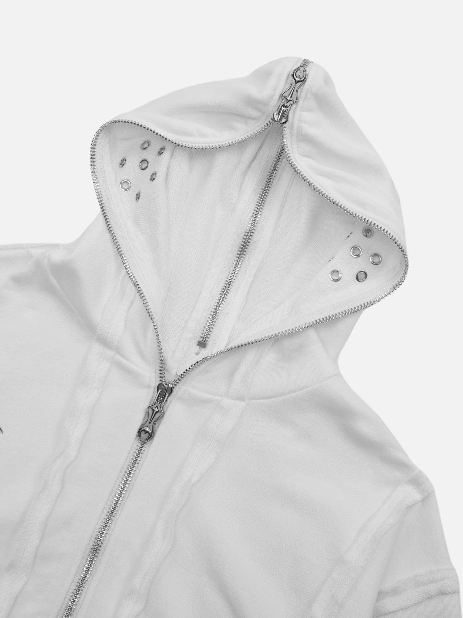 Tntwear® - Heavyweight Batik Washed Distressed Hoodie - tntwear1