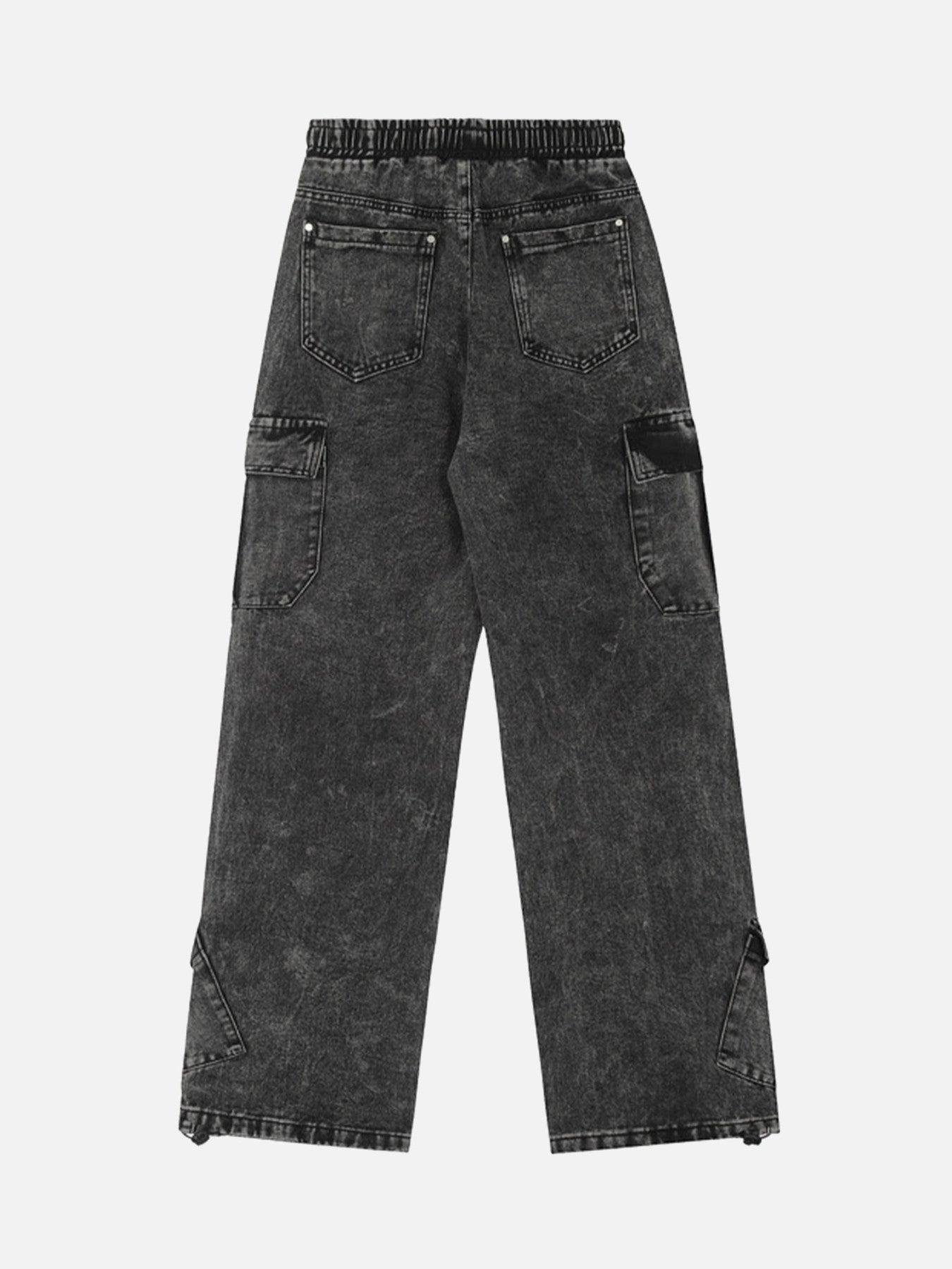 Tntwear® - High Street Loose Elastic Waist Drawstring Trousers - tntwear1