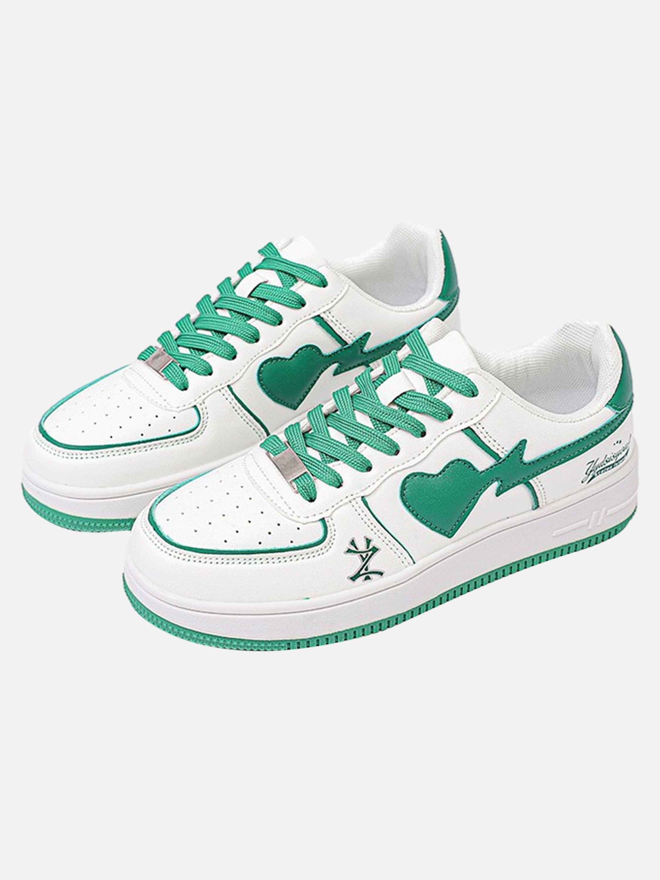 Tntwear® - High Street White Skate Sneakers - 1496 - tntwear1