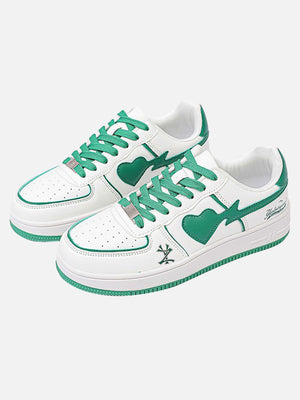 Tntwear® - High Street White Skate Sneakers - 1496 - tntwear1