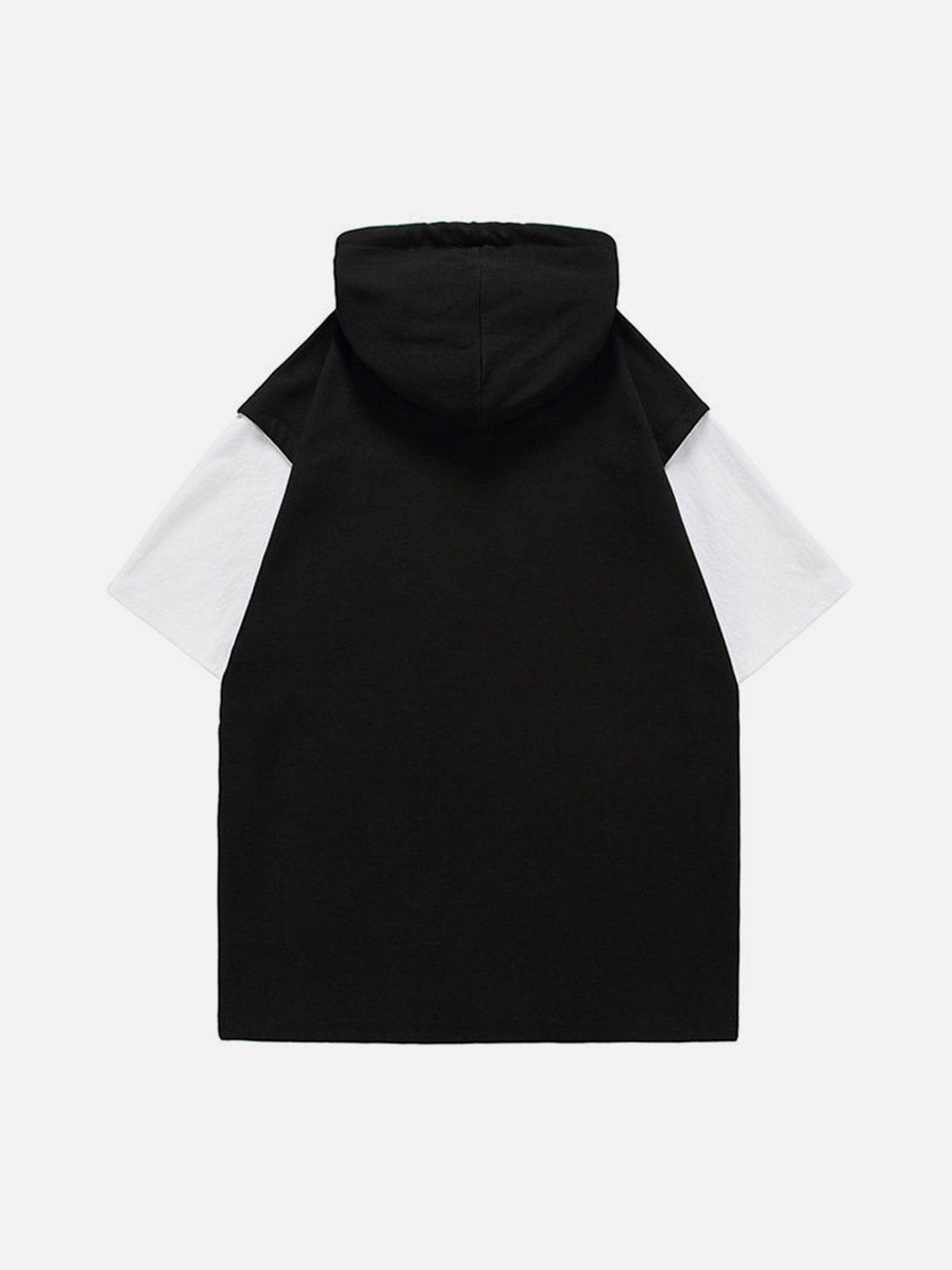 Tntwear® - Hooded Detachable Necklace Tee - tntwear1
