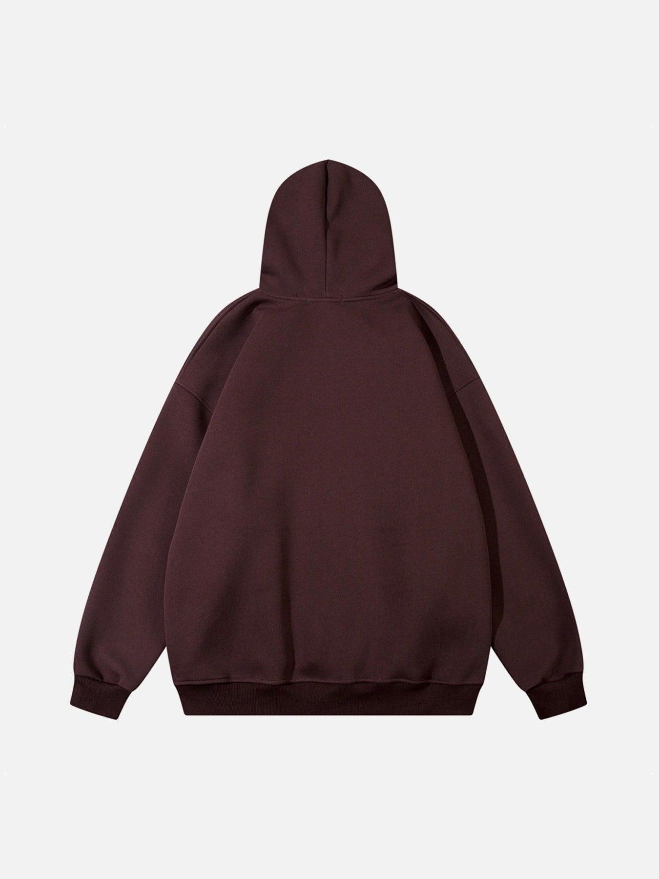 Tntwear® - Line Character Print Hoodie - tntwear1