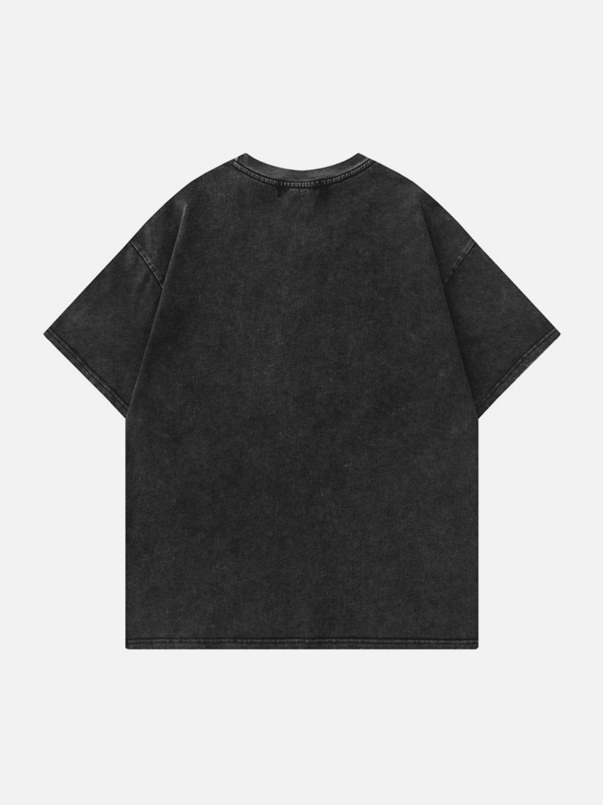 Tntwear® - Monogram Embroidered Solid Tee - tntwear1
