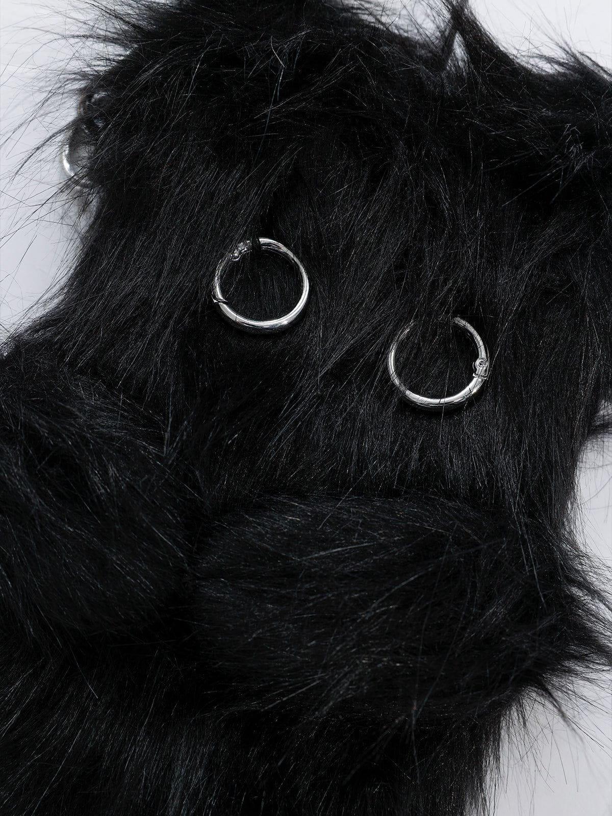 Tntwear® - Original Black Plush Aloof Cat Phone Wallet - tntwear1