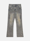 Tntwear® - Patchwork Stressed Jeans - tntwear1