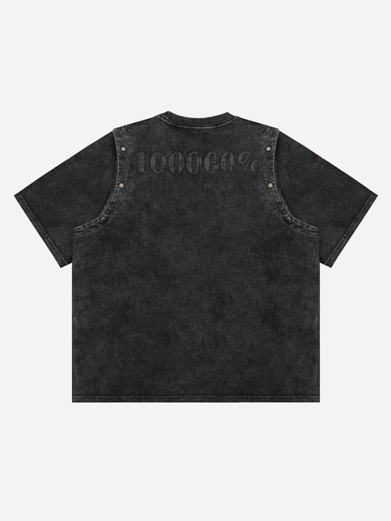 Tntwear® - Punk Personality Alphabet T-shirt - 1652 - tntwear1