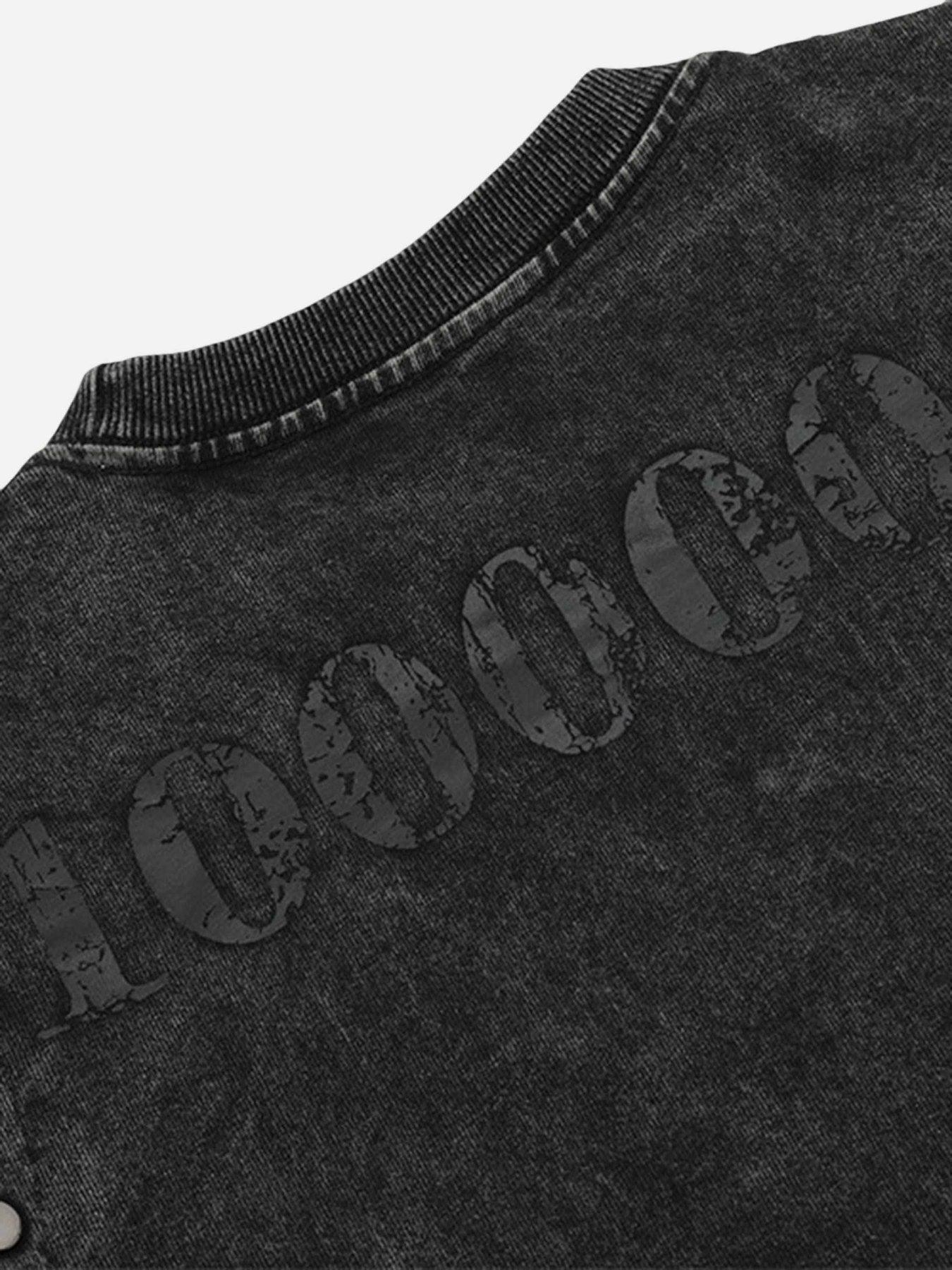 Tntwear® - Punk Personality Alphabet T-shirt - 1652 - tntwear1