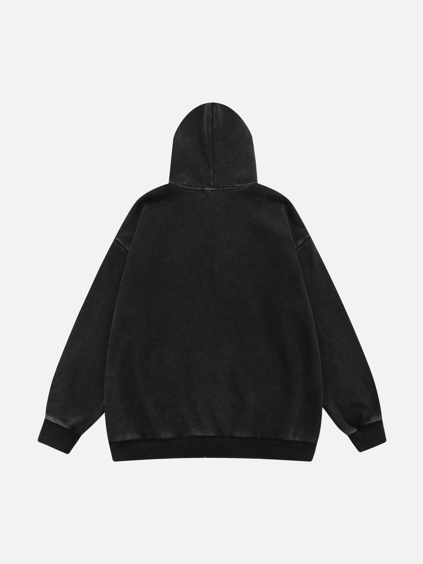 Tntwear® - Retro Letter Print Hoodie - tntwear1