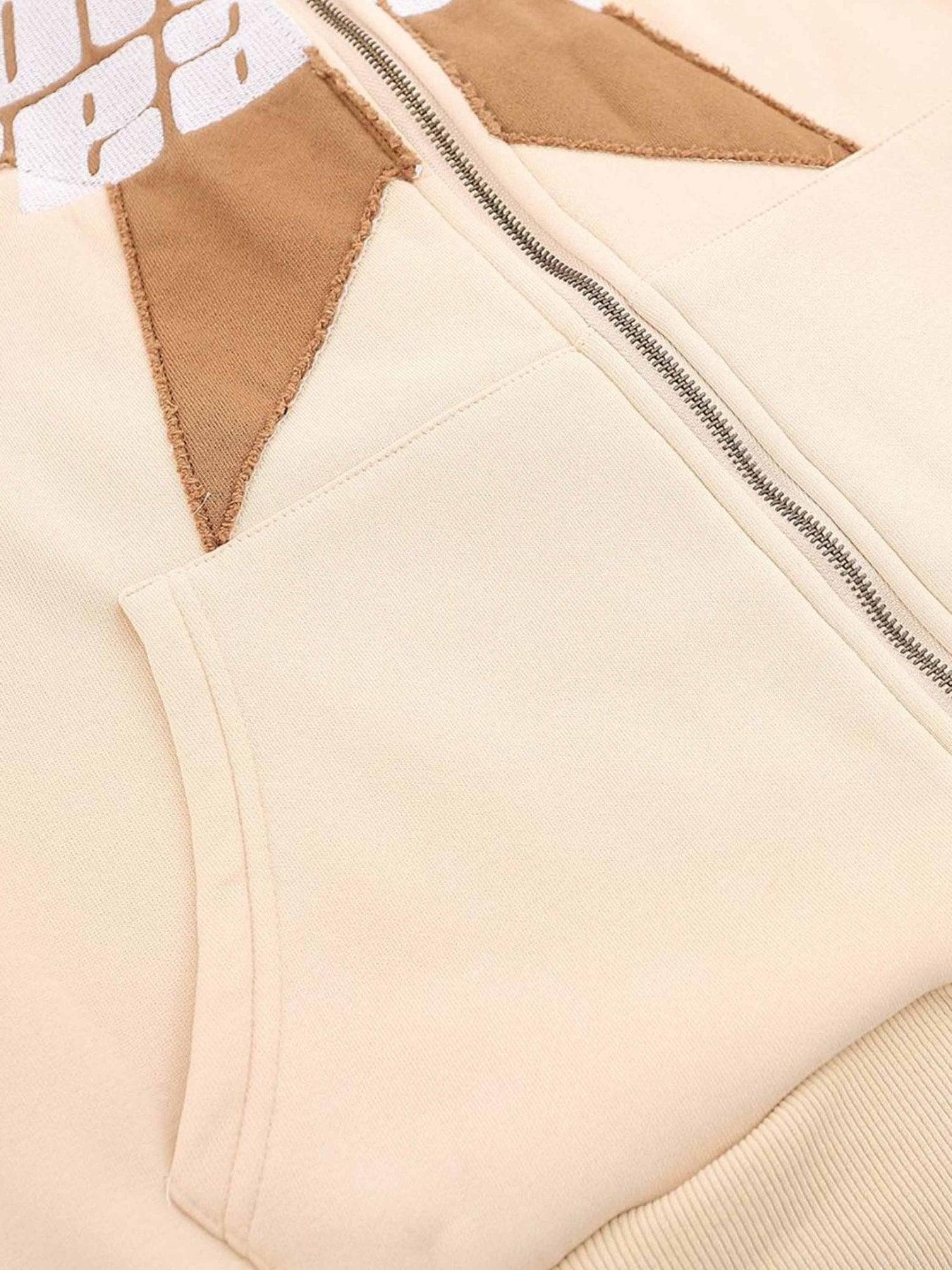Tntwear® - Retro Letter Print Hoodie - tntwear1