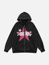 Tntwear® - Retro Letter Print Hoodie - tntwear1