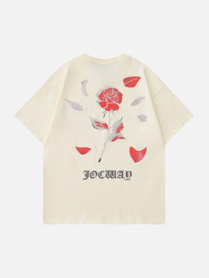 Tntwear® - Rose Temperature Change Print Tee - tntwear1