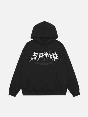 Tntwear® - Skull Print Hoodie - 1455 - tntwear1