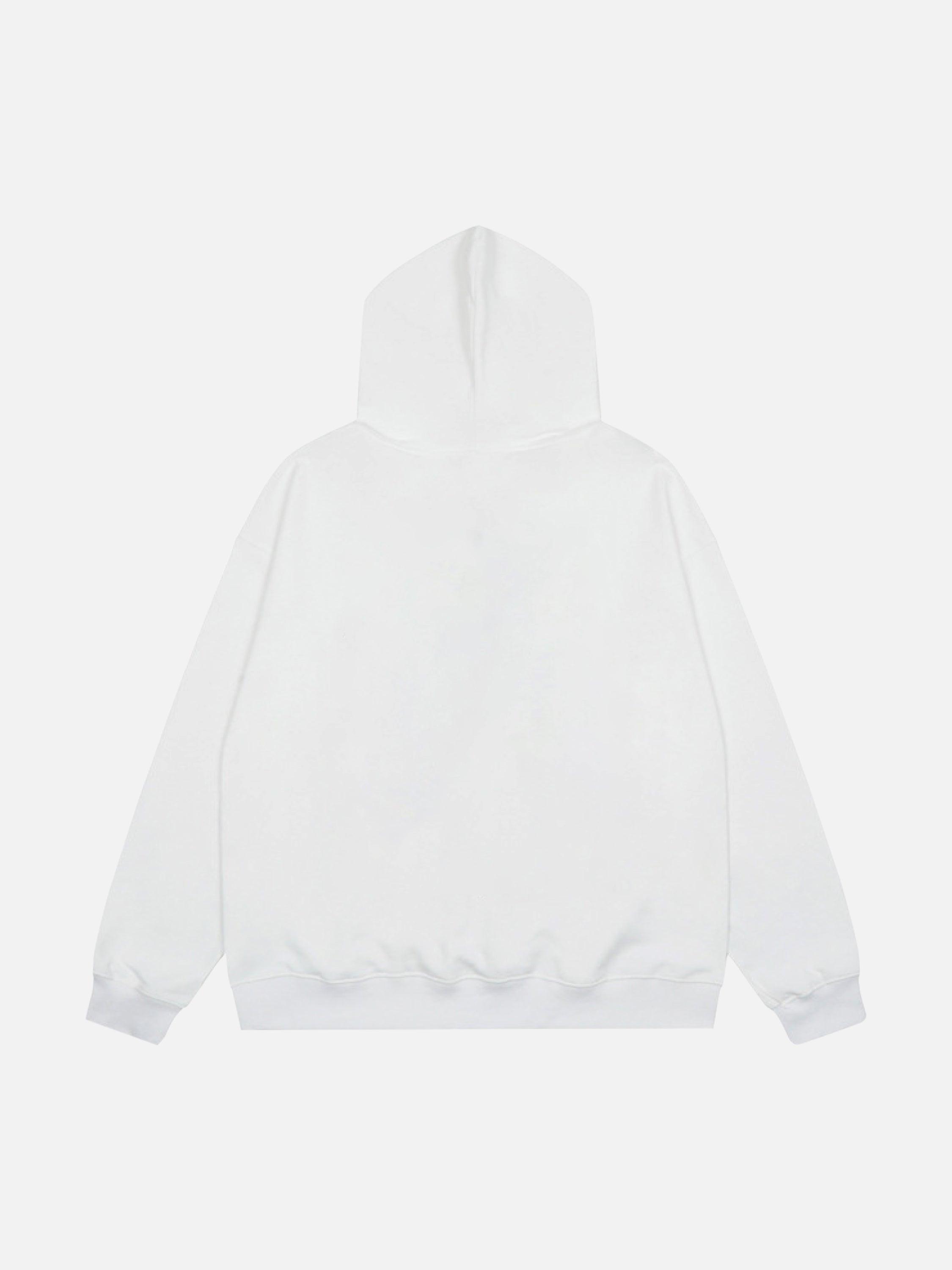 Tntwear® - Skull Stitching Letters Creative Design Printed Sweatshirt - tntwear1