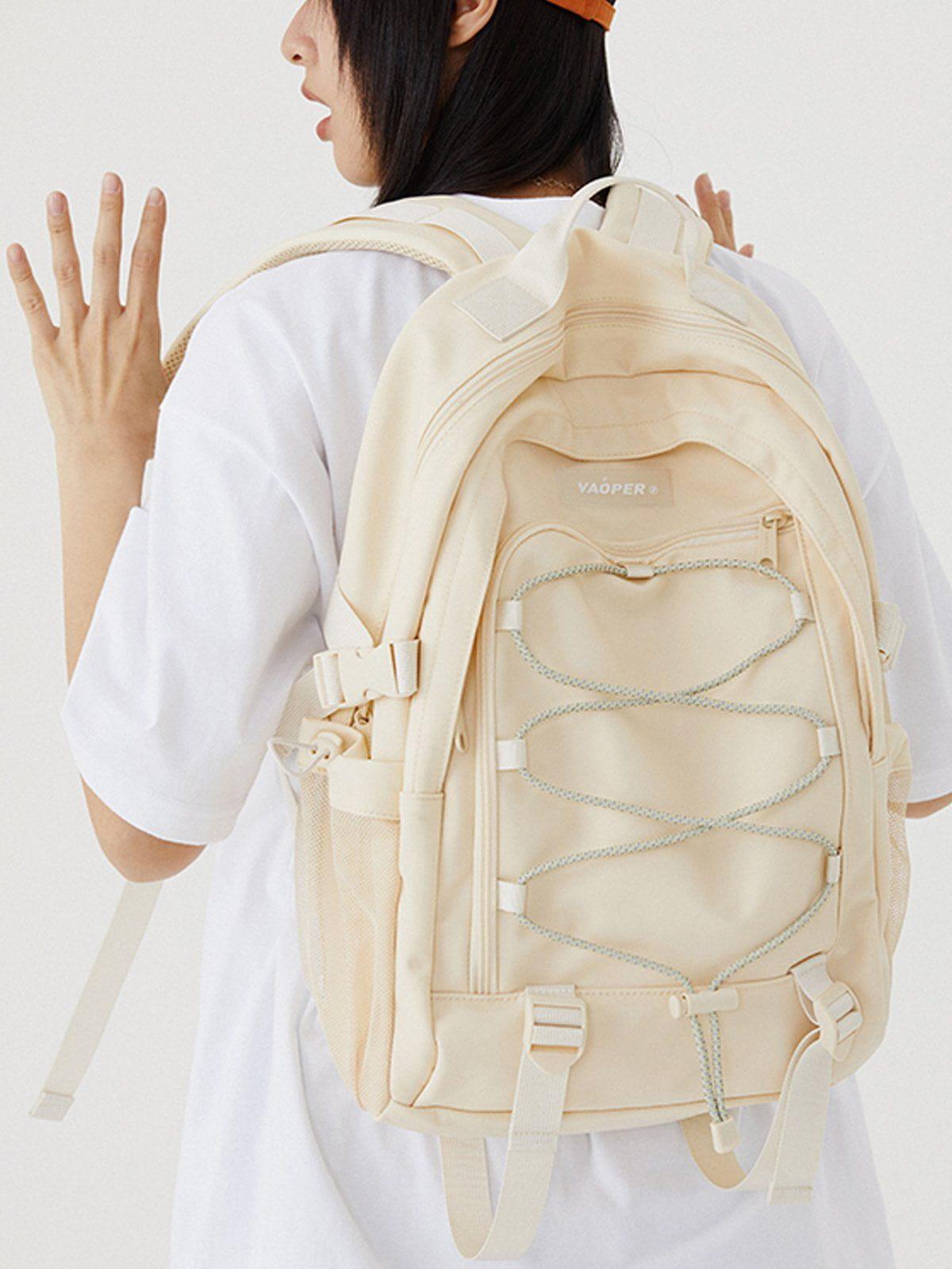 Tntwear® - Solid Color Drawstring Shoulder Bag - tntwear1