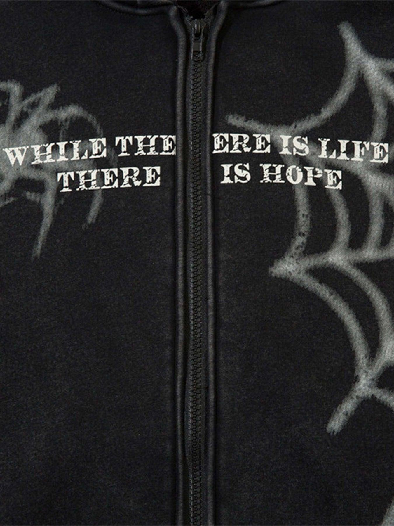 Tntwear® - Spiderweb Printed Hoodie - tntwear1