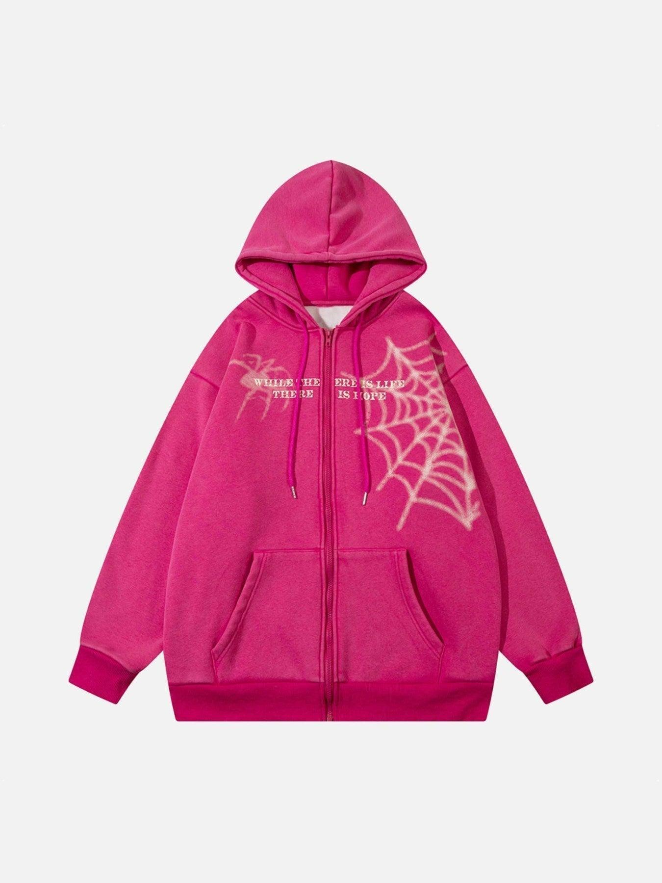 Tntwear® - Spiderweb Printed Hoodie - tntwear1