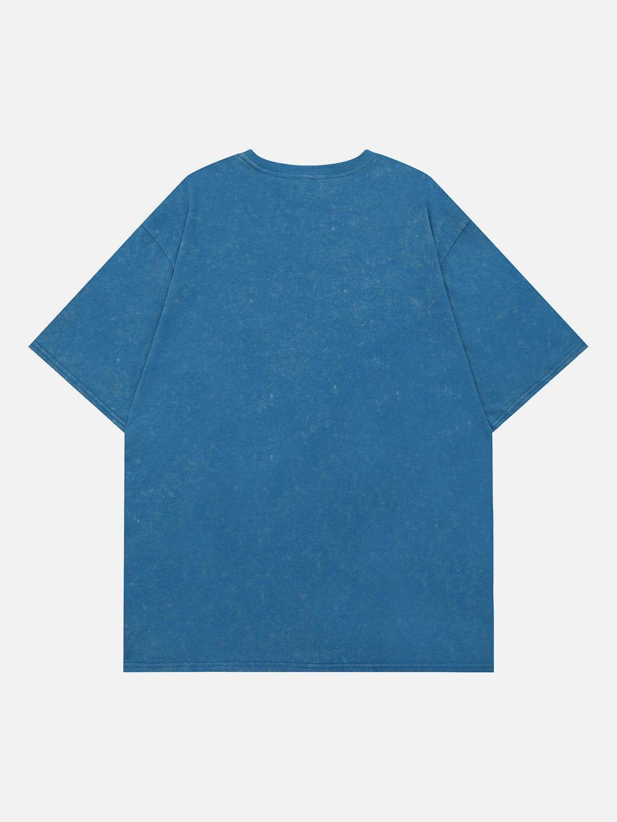 Tntwear® - Star Applique Embroidery Tassel Tee - tntwear1