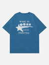 Tntwear® - Star Applique Embroidery Tassel Tee - tntwear1