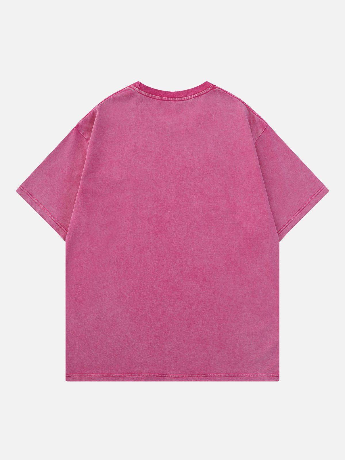 Tntwear® - Star Print Washed Tee - tntwear1