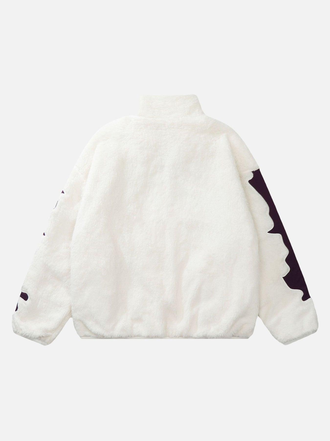 Tntwear® - Street Retro Skull Loose Lambswool Jacket - 1927 - tntwear1
