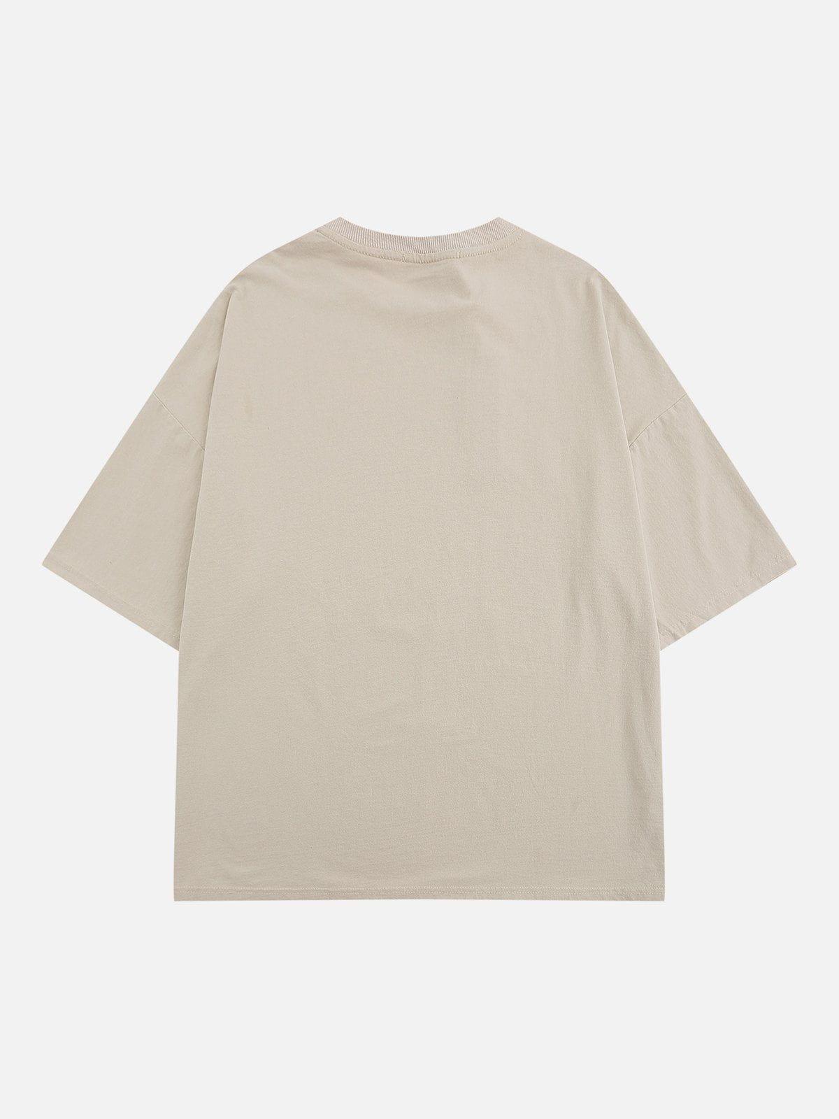 Tntwear® - TV Print Washed Tee - tntwear1