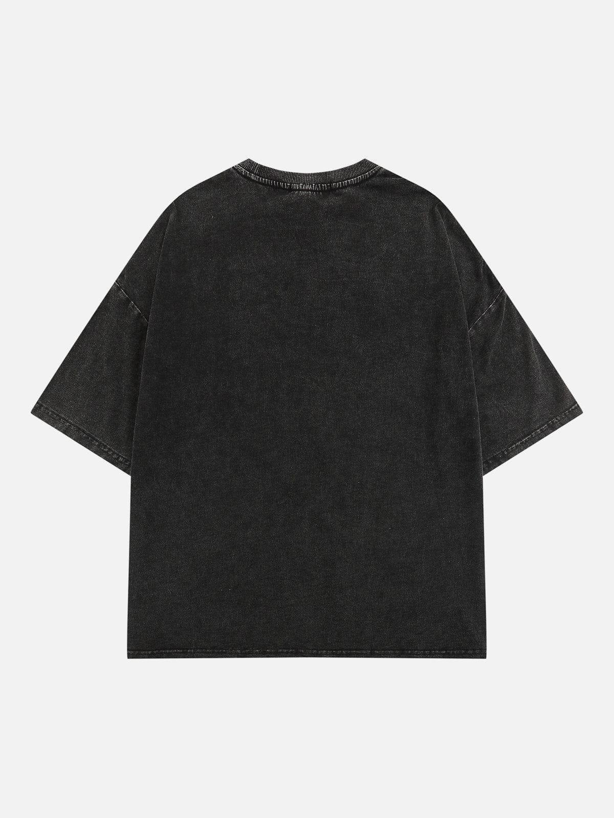 Tntwear® - TV Print Washed Tee - tntwear1