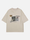 Tntwear® - TV Print Washed Tee - tntwear1