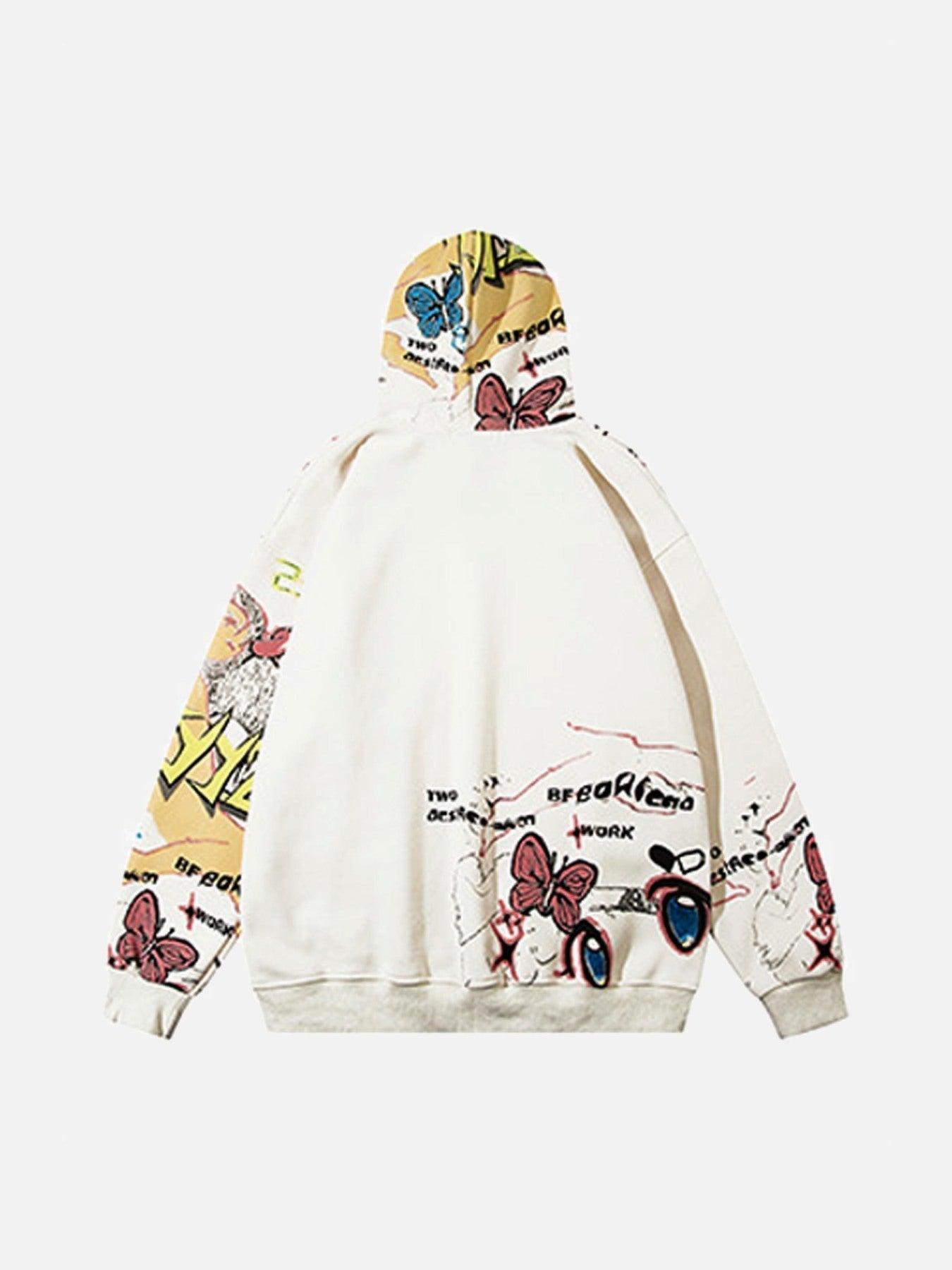 Tntwear® - Two-dimensional Graffiti Hoodie - tntwear1