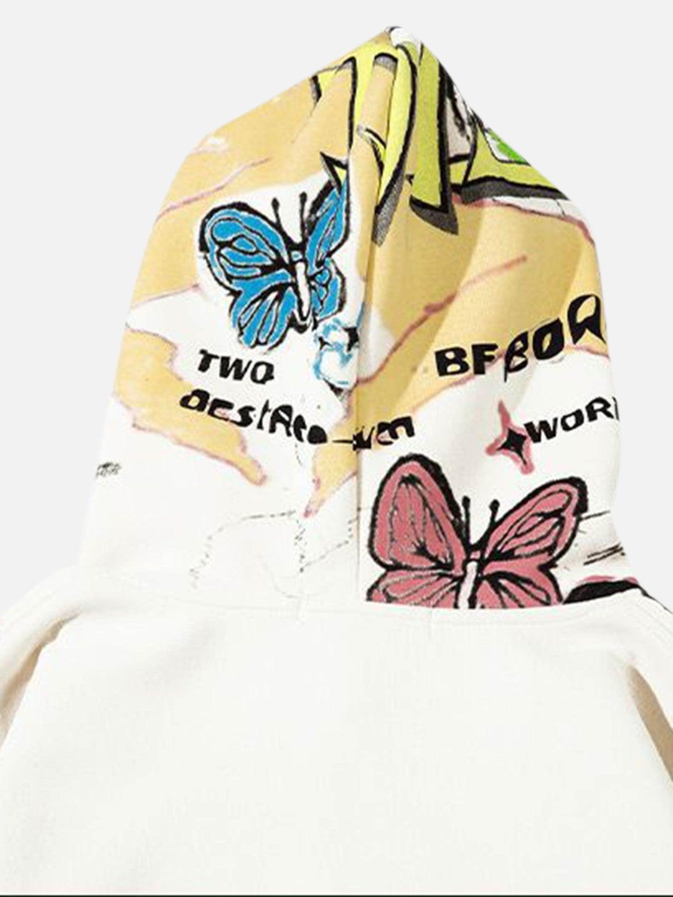 Tntwear® - Two-dimensional Graffiti Hoodie - tntwear1