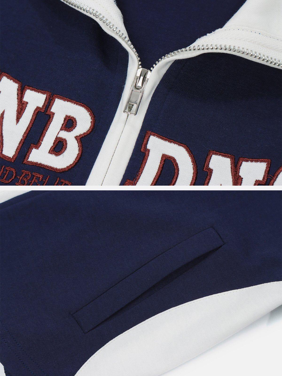 Tntwear® - UNBDNS Letter Patchwork Tee - tntwear1