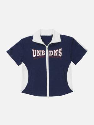 Tntwear® - UNBDNS Letter Patchwork Tee - tntwear1