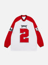 Tntwear® - V-neck Digital Fabric Embroidered Long Sleeve Sweatshirt - 1684 - tntwear1