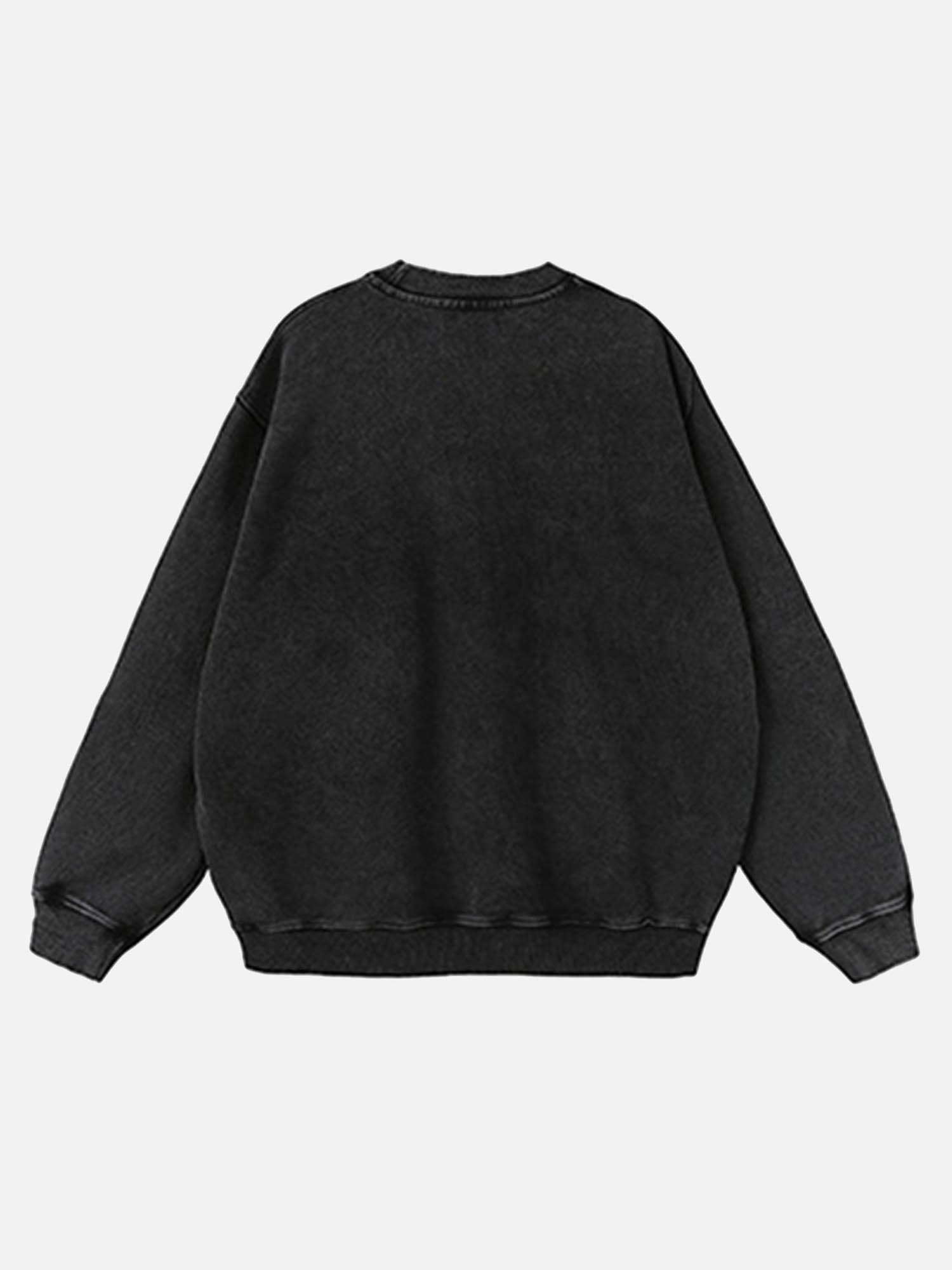 Tntwear® - Vintage Bone Loose Hoodie - tntwear1