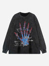 Tntwear® - Vintage Bone Loose Hoodie - tntwear1