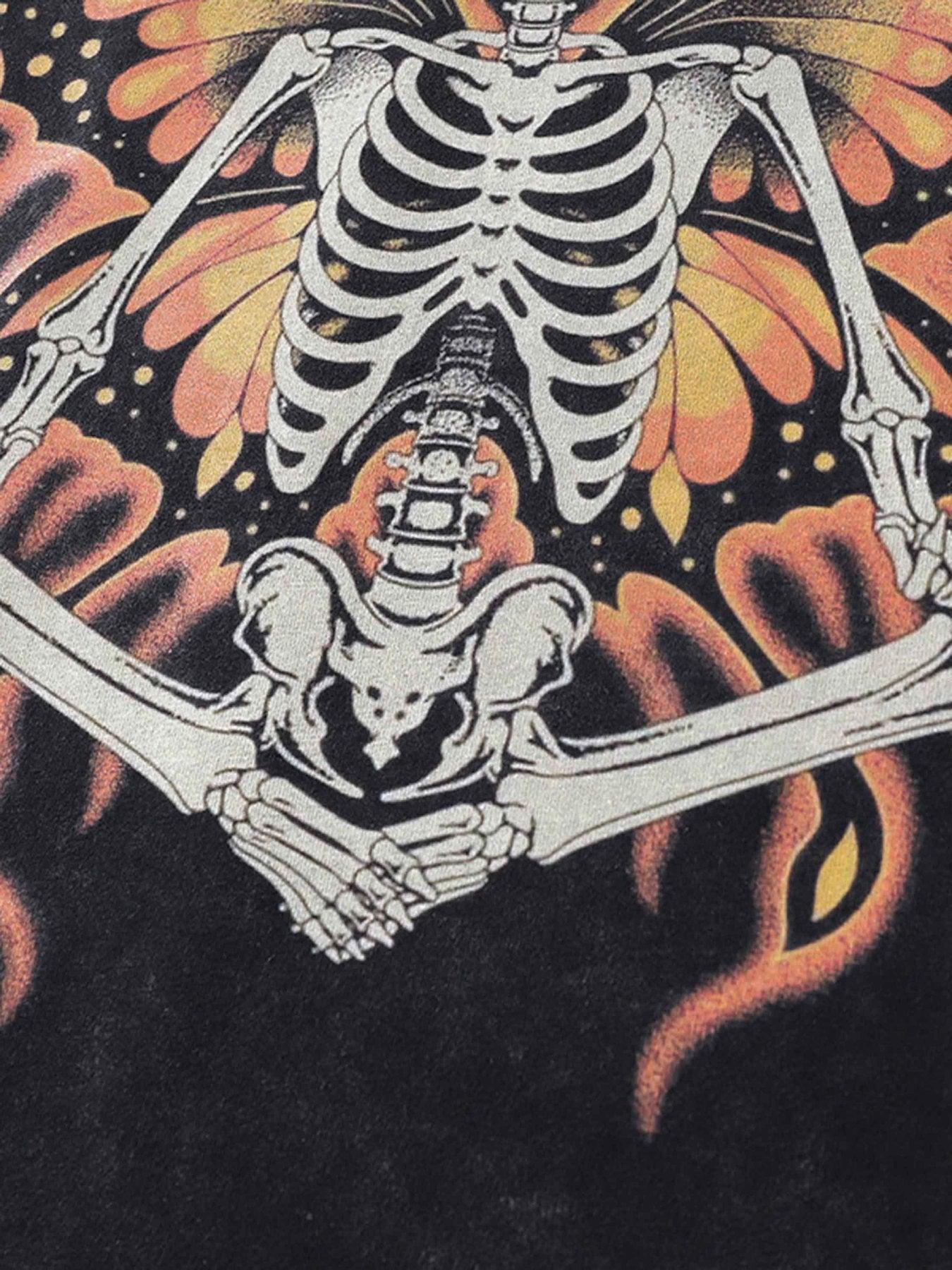 Tntwear® - Vintage Skull Crew Neck Sweatshirt - tntwear1