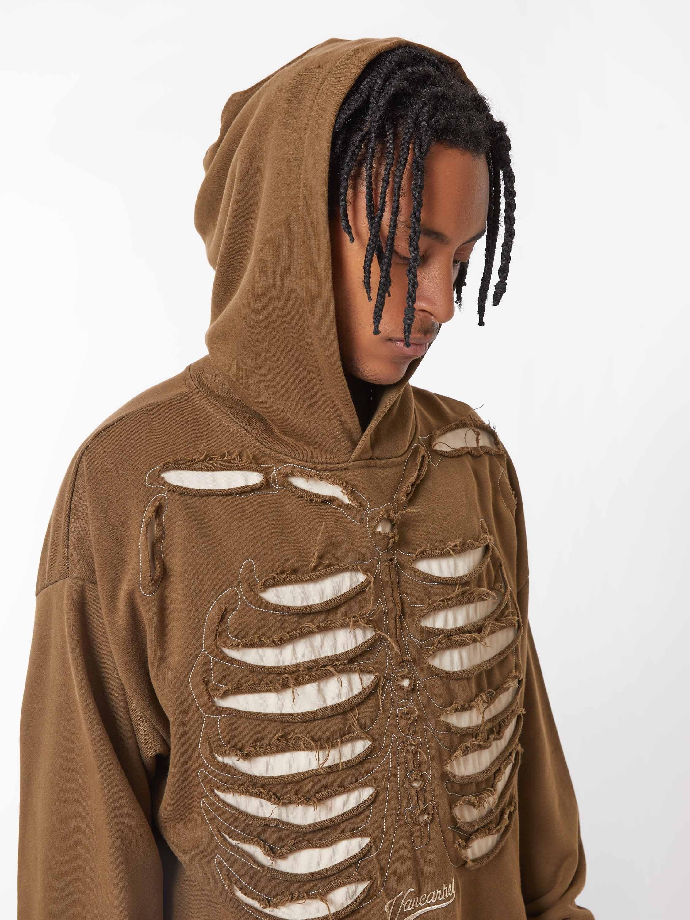 Tntwear® - Washed And Aged Hooded Sweatshirt - 1674 - tntwear1