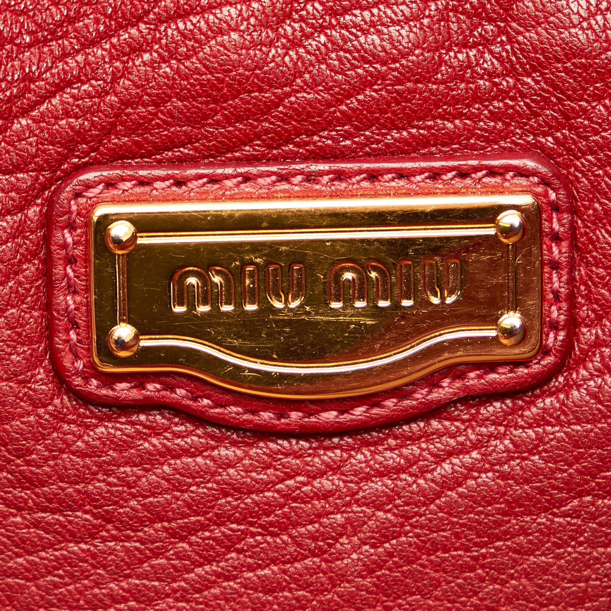 Miu Miu Leather Crossbody Bag - tntwear1