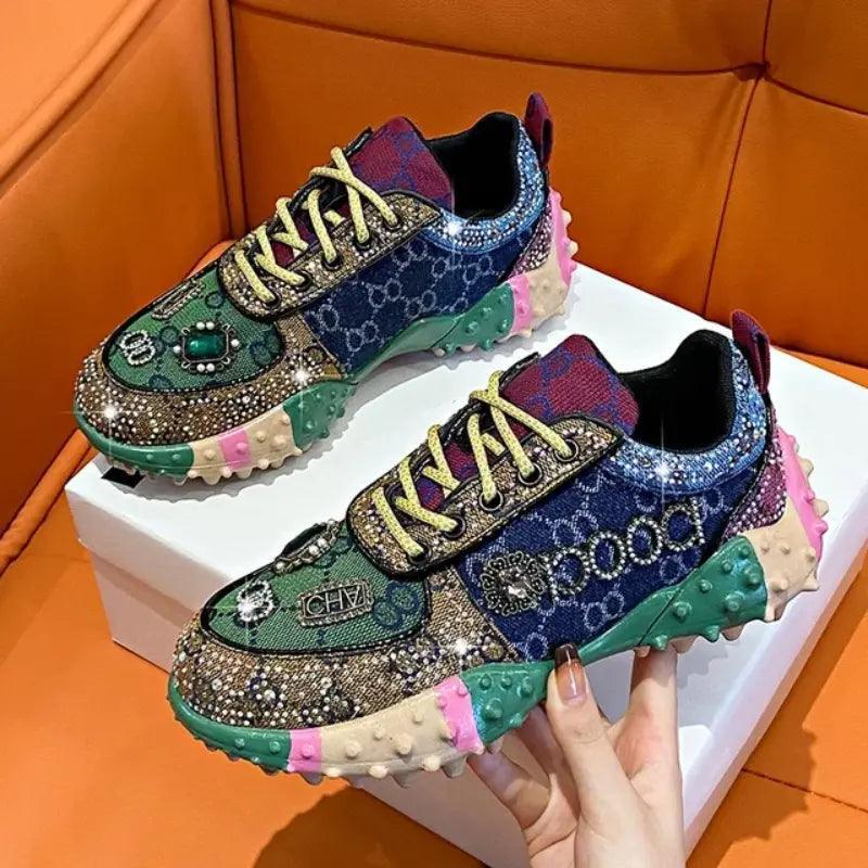 Moody Bling Chunky Sneakers - tntwear1
