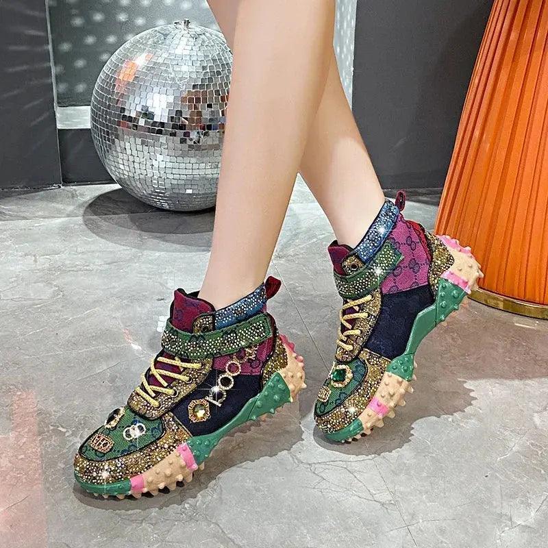 Moody Bling Chunky Sneakers - tntwear1
